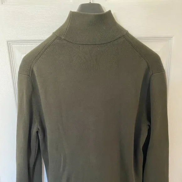 Banana Republic 100% Supima Cotton Mock-Neck Sweater